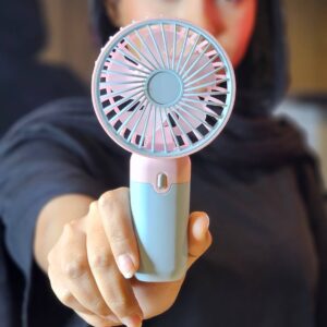 پنکه دستی شارژی مدل Mini Fan Rechargeable Handheld Mini Fan