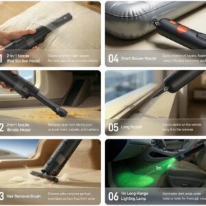 جارو شارژی 6 کاره شیائومی مدل Deerma XC01 Portable Handheld Vacuum Cleaner