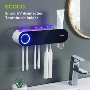 جامسواک دیواری هوشمند Ecoco | استریلیزاسیون UV مسواک مدل E2110
