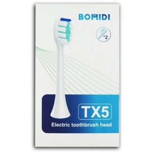 سری یدک مسواک برقی بومیدی مدل BOMIDI TX5 Electric Toothbrush Head بسته ۲ عددی