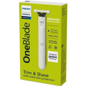 ماشین اصلاح نواحی حساس فیلیپس وانبلید مدل Philips OneBlade Intimate QP1924