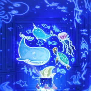 چراغ خواب پروژکتور خرگوشی Bunny Carousel Projector Night Light WH-E11
