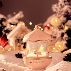 چراغ خواب پروژکتور خرگوشی Bunny Carousel Projector Night Light WH-E11
