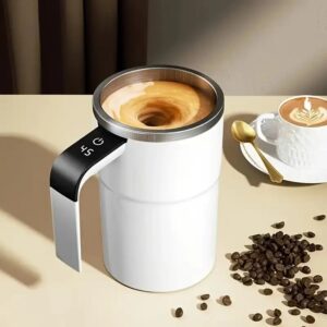 ماگ همزن دار هوشمند با نمایشگر دما auto magnetic stirring cup